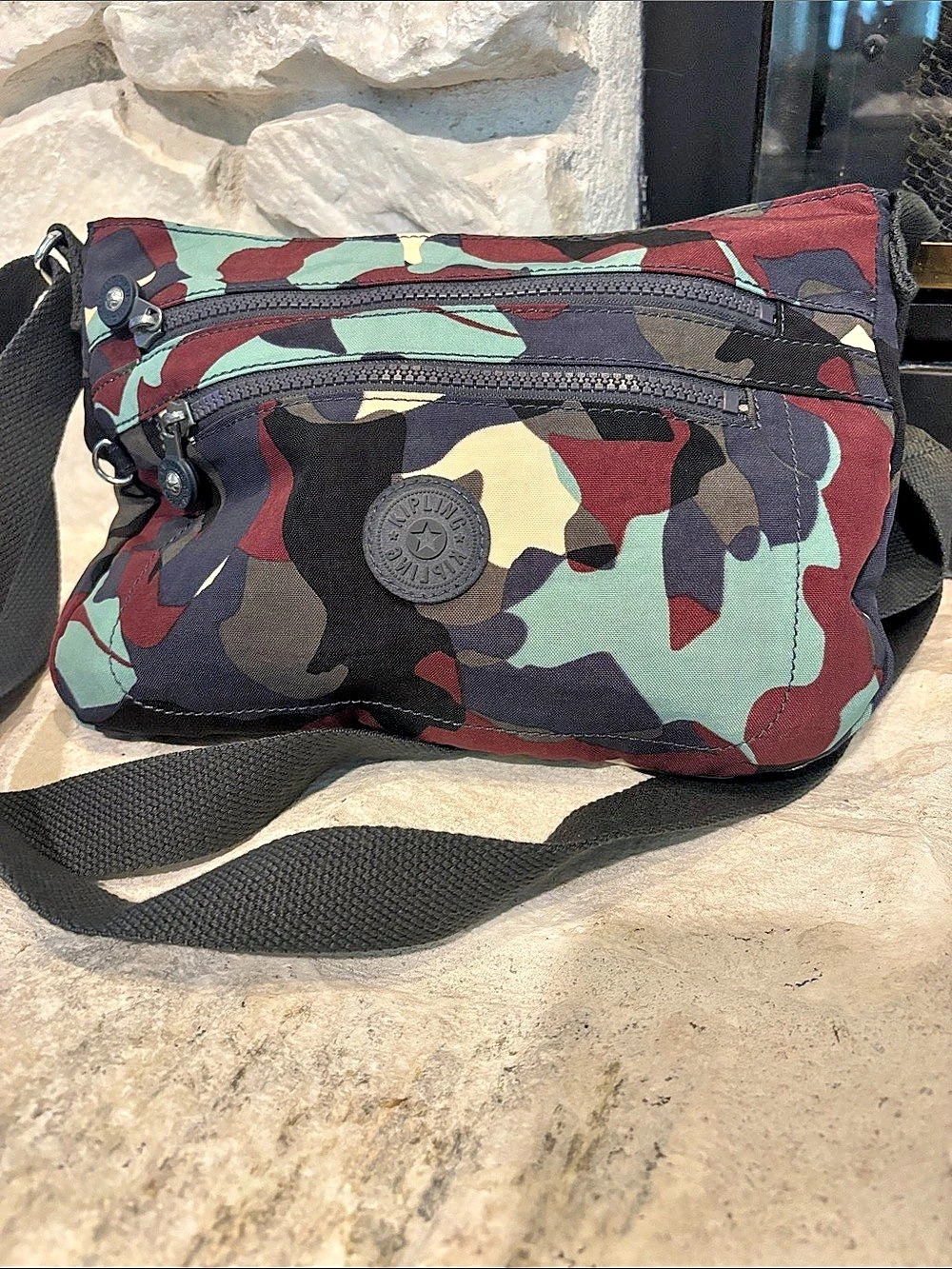 Kipling Alvar Crossbody Bag Alvar Camouflage Crossbody Bag